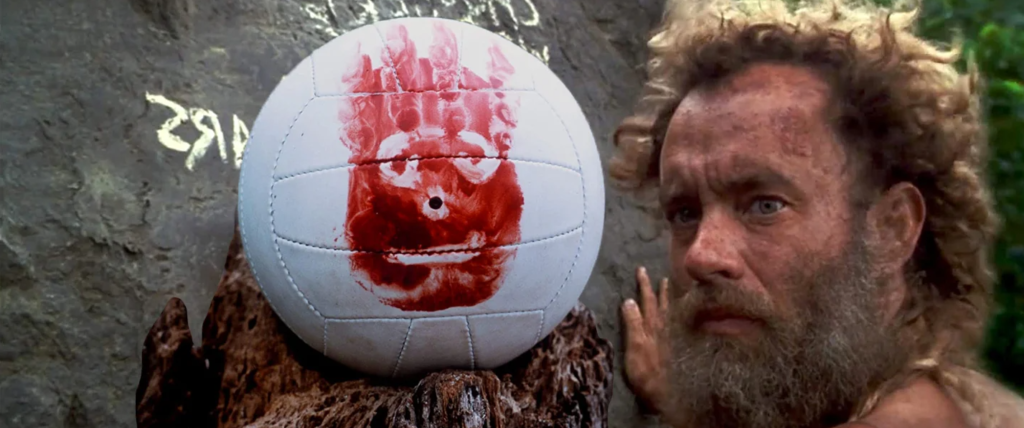 Wilson and Tom Hanks from Cast Away