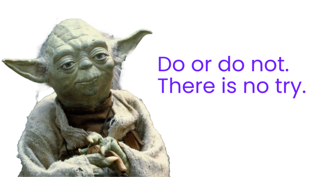 Yoda as coach