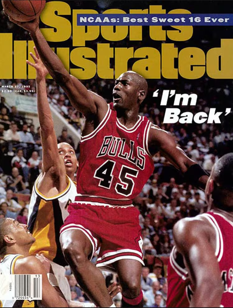 MJ on magazine cover