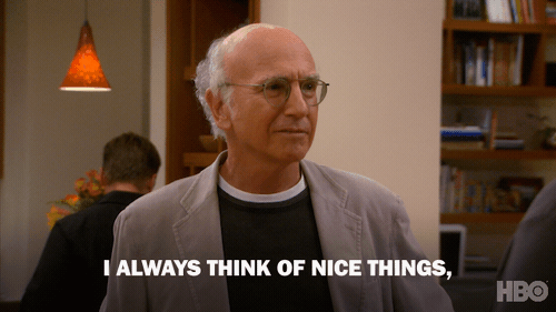 Larry David on gifts and kindness